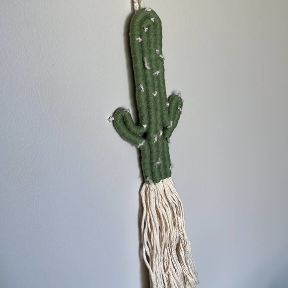 Boho cactus wall hanging never used - Picture 2 of 4